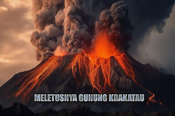 Meletusnya Gunung Krakatau